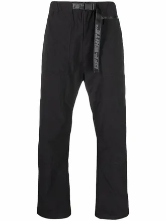 Off-white Straight broek - Zwart