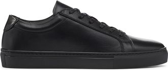 Simons Mens Minimalist leather court sneakers Men