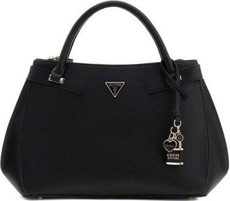 Guess Womens Satchel Black Polyurethane Satchel-bags