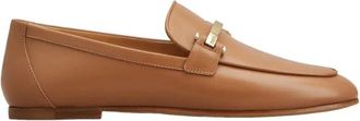 Tod's Leren Mocassin in Cuoio Kleur - Dames - Loafers - Bruin - 37 EU - Leer - Schoenen
