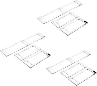 OEM Juego De 9 Embellecedores Para Rejillas De Ventilaci&oacute;n De Coche, Marco Decorativo Para Rejillas De Ventilaci&oacute;n Para W124 1986-1994, Estilo Cromado
