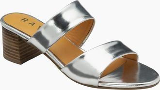 Ravel Womens Lund Womens Heeled Sandals - Silver - Size: 6
