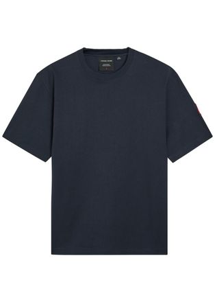 Canada Goose Novo Logo Cotton T-shirt - Navy - Xxl