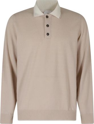 Eleventy Polo Shirt - Heren - Polos - Beige - L - Tops