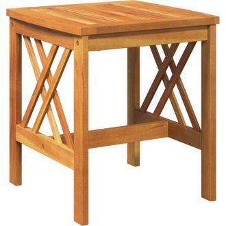 vidaXL Conjunto De Sof&aacute; De Jard&iacute;n 3 Pcs Marr&oacute;n Madera Maciza De Acacia Vidaxl