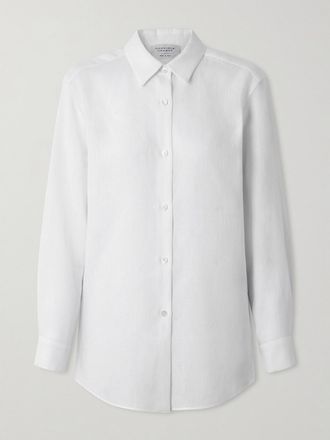 Gabriela Hearst Camicia In Lino Reyes - Bianco