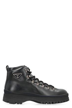 Prada Brixxen Boots In Leather