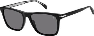 Eyewear by David Beckham DB 1092/S Zonnebril - Heren - Zonnebrillen - Zwart - 55 MM - Accessoires