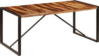 vidaXL Mesa De Comedor 180x90x75 Cm Madera Maciza De Acacia Vidaxl