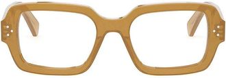 Celine Square Full Rim Eyeglasses - Brown