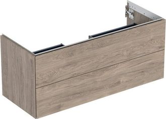 Keramag Geberit One Mueble Bajo Lavabo, 2 Cajones, 118.4x50.4x47cm