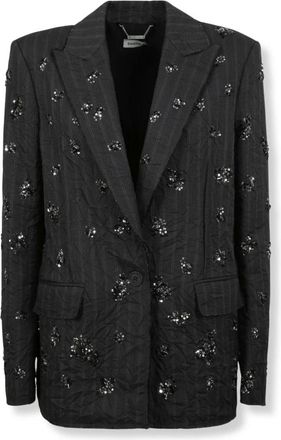 SIMKHAI Mujer, Chaquetas, Gris, Talla: S