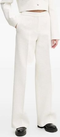 HUGO BOSS Pantaloni a gamba ampia - Bianco