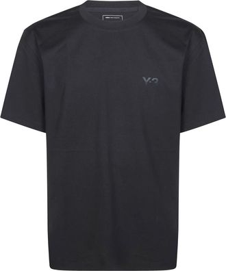 Yohji Yamamoto Regular T-shirt met korte mouwen - Heren - T-shirts - Zwart - S - Katoen - Tops
