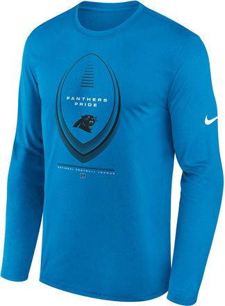 Nike Carolina Panthers Legend Icon Nike Mens Dri-FIT NFL Long-Sleeve T-Shirt in Blue | NKHT44I9D-NDB