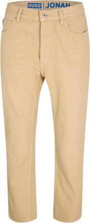 HUGO BOSS Heren Jonah Denim Slim-fit Jeans (Medium Beige)