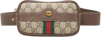 Gucci Pre-owned Belt Bags, female, Brown, Size: ONE SIZE Pre-owned Ophidia Belt Bag