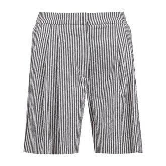 ottod'Ame Casual Shorts, female, Multicolor, Size: 2XS Striped Textured Shorts