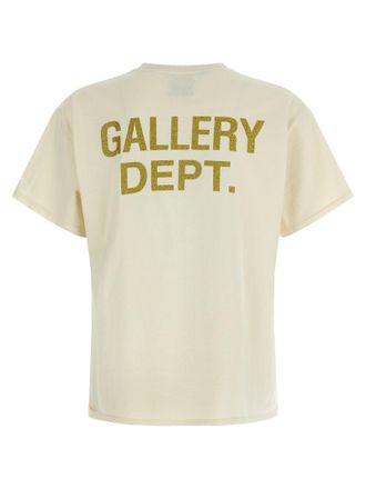 Gallery Dept. Mens Beige Cotton T-Shirt