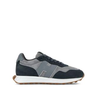 Hogan Blauw en grijs sneaker - Heren - Sneakers - Blauw - 39 EU - Schoenen