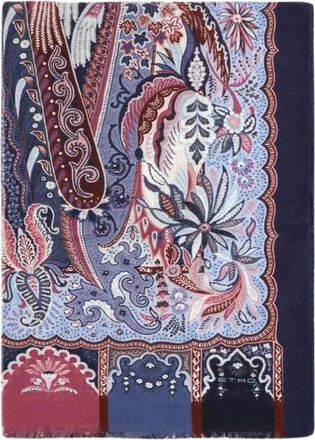Etro Foulard in seta con stampa Paisley - - Accessories - Uomo - Multicolore - ONE SIZE