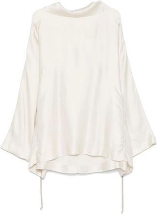 Rick Owens Tunica con cappuccio - Toni neutri