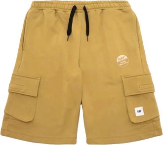 CAT Knit Cargo Short - Heren - Korte Broeken - Bruin - M - Katoen - Korte Broeken