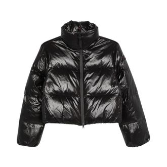 Peuterey Chaqueta Acolchada de Cuello Alto - Jackets - Mujer - Negro - 2XS