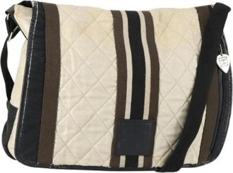 Chanel Pre-owned Cross Body Bags, female, Multicolor, Size: ONE SIZE Pre-owned Canvas Crossbody Bag