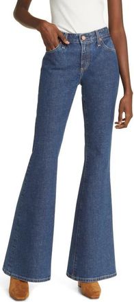 AG - Adriano Goldschmied Angeline Mid Rise Flare Jeans in Lake Blue at Nordstrom, Size 24