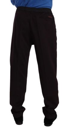 Dolce & Gabbana Cotton-Blend Trousers - Black