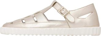 Voile Blanche Semi-gesloten sandalen - Dames - Sandalen - Geel - 41 EU - Leer - Schoenen