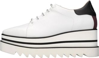 Stella McCartney Sneak-Elyse Platform Trainer - Dames - Sneakers - Wit - 40 EU - Leer - Schoenen