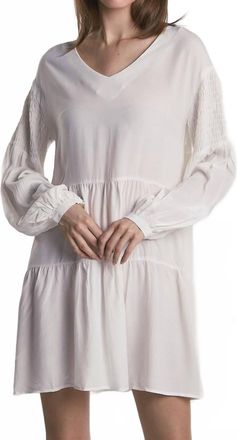 Glamorous Tiered Midi Dress In White