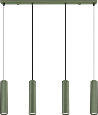 Sollux Lighting L&aacute;mpara colgantes verde oliva aluminio alt. 120 cm