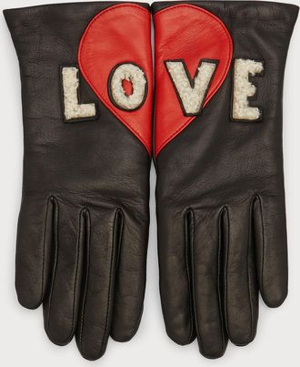 Agnelle Love Leather Gloves