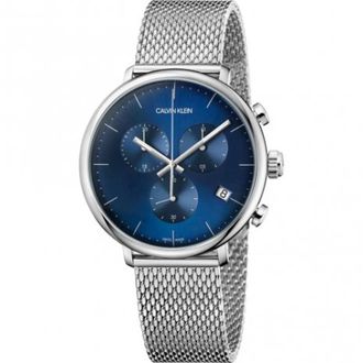 Calvin Klein High Noon Quartz Horloge - Dames - Horloges - Grijs - ONE Size - Accessoires