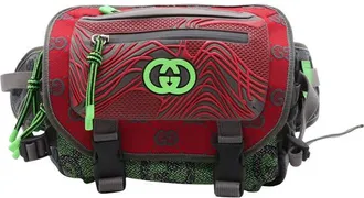 Gucci Pre-owned Gucci Small GG Nylon Backpack Ladies WK3TD554TIV68YHW