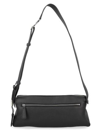 Max Mara Minimalist Leather Shoulder Bag - Black