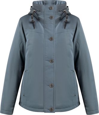 Usha winterjas Fenia Dames blauw-grijs