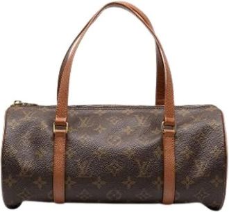 Louis Vuitton Pre-owned Papillon 30 - Dames - Vintage Handtas - Bruin - ONE Size - Leer - Vintage