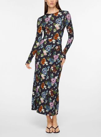 Smythe Womens Side pleats floral dress