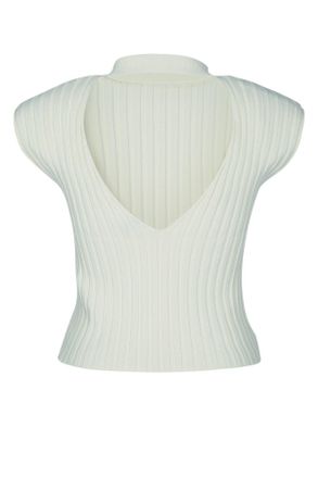 Jacob Cohen Womens Maglia Coste Panna Vi Co Pa Ly Maglieria Sweater