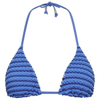 Seafolly Mesh Effect Slide Tri Bikini-Top f&uuml;r Damen | blau