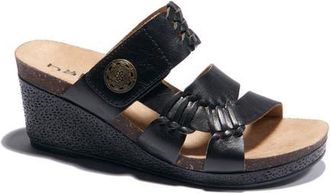 Hälsa Footwear Genoa Wedge Sandal in Black at Nordstrom, Size 6.5