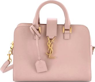 Saint Laurent Monogram Cabas leren tas - Roze