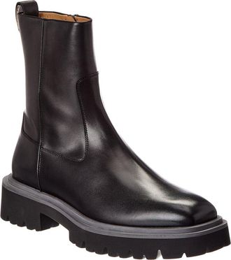 Ferragamo Fulvio Leather Bootie