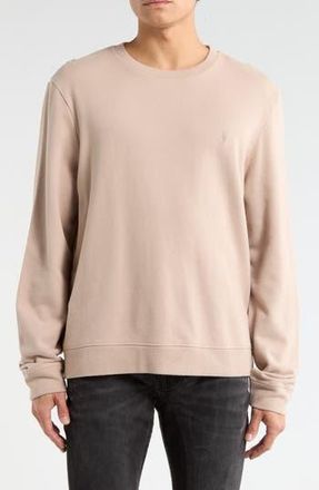 AllSaints Aven Cotton Crewneck Sweatshirt in Boston Taupe at Nordstrom Rack, Size Xx-Large