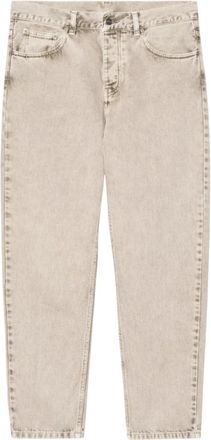 Carhartt Work in Progress Newel Pant - Dames - Loose Fit Jeans - Beige - W32 - Katoen - Jeans