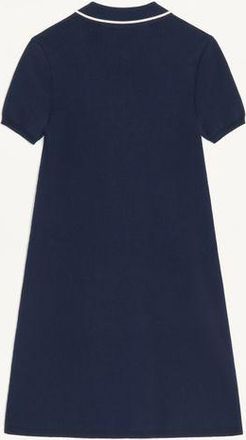 Valentino Abito In Maglia Di Cotone Ricamato Donna NAVY/AVORIO XS